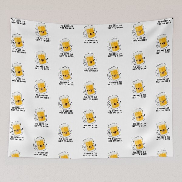 Item preview, To Beer Or Not To Beer Funny Drink Puns  designed and sold by punnybone.