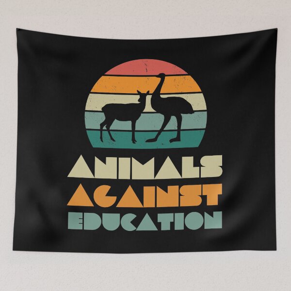 Item preview, Animals Against Education designed and sold by LiToDesignCo.