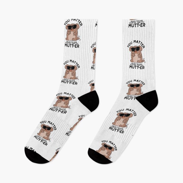 Item preview, You Mutter Positive Dog Puns  designed and sold by punnybone.