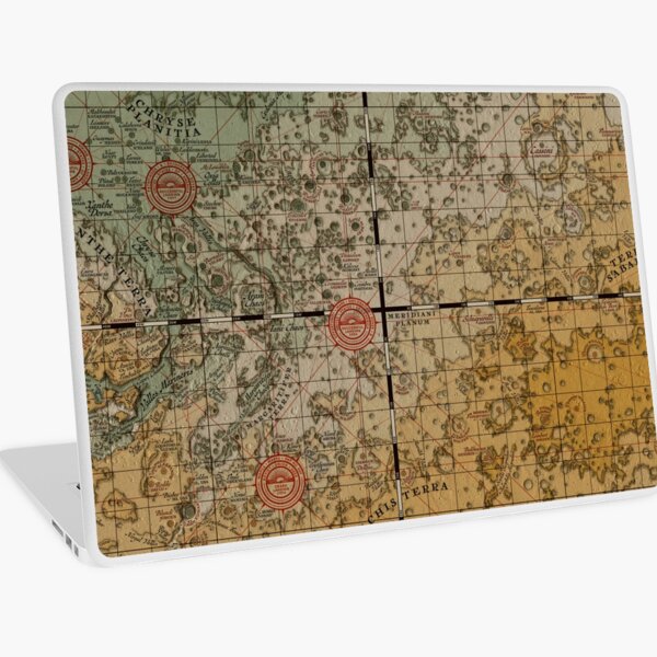 Here There be Robots Laptop Skin