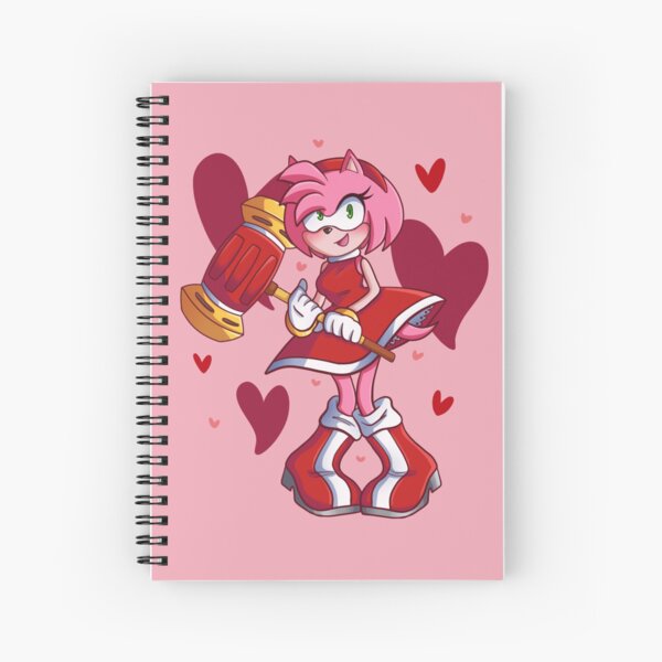 Amy Rose Sonic X - King Boom Boo Spiral Notebook for Sale by GhoulDust