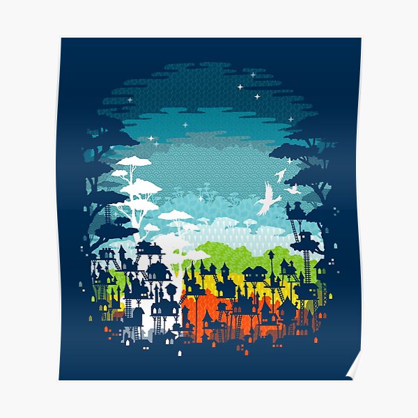 Rainforest City Poster