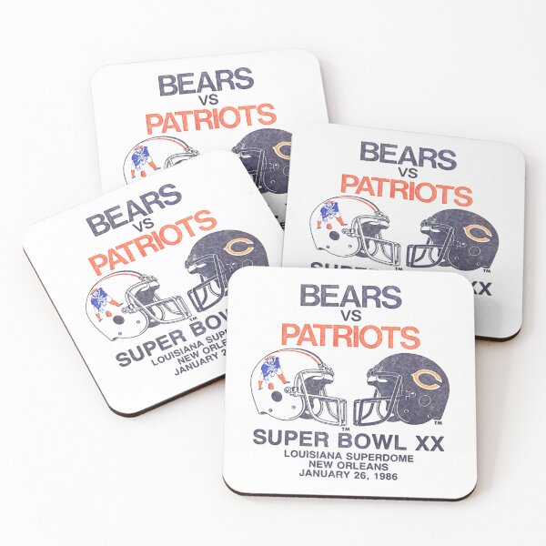 Item preview, Bears vs Patriots 86  --- Vintage Faded Look Design designed and sold by DarrelCarroll.