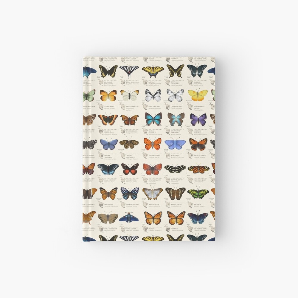 Butterflies of North America Hardcover Journal