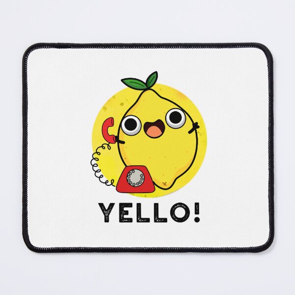 Item preview, Yello Funny Yellow Lemon Puns designed and sold by punnybone.
