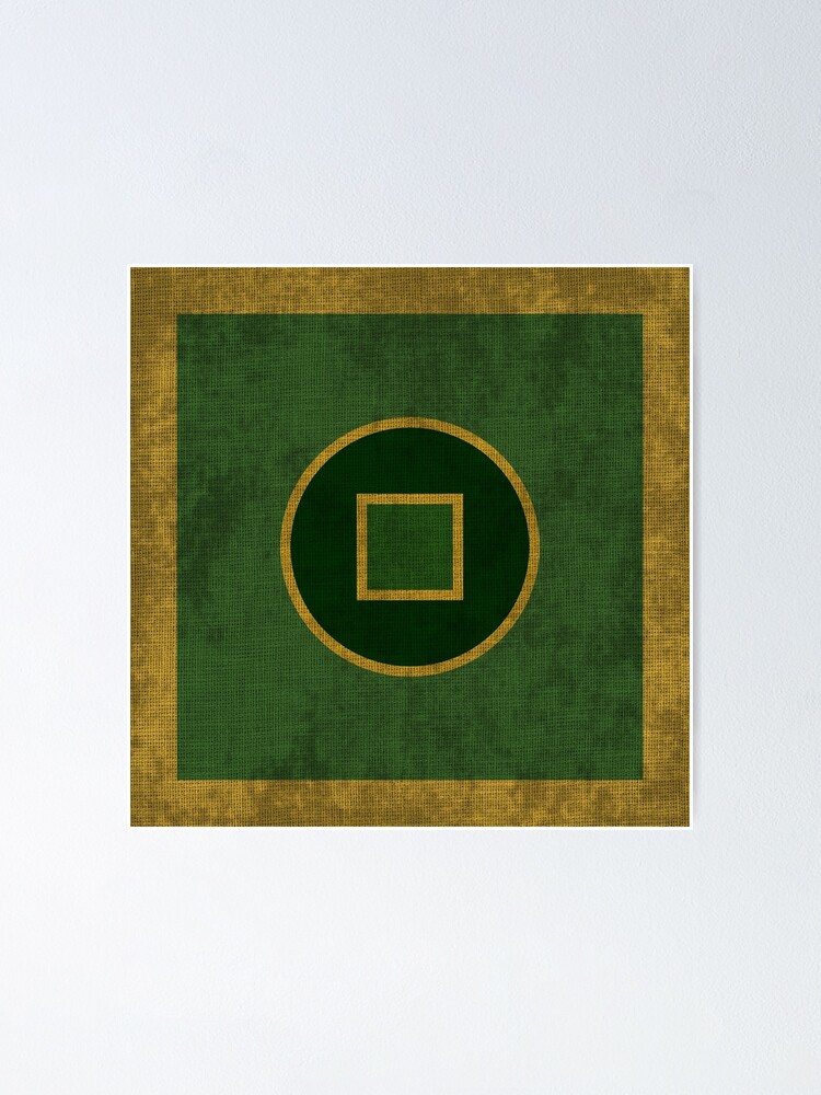 "Atla Tapestry 3 - Flag of the Earth Kingdom" Poster for Sale by Cleobule  Redbubble