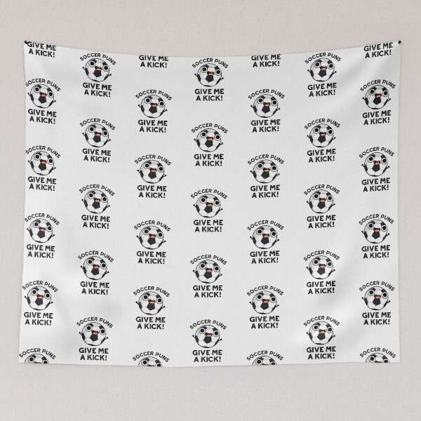 Item preview, Soccer Puns Give Me A Kick Funny Sports Puns  designed and sold by punnybone.