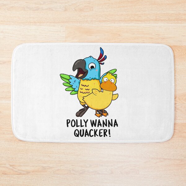 Item preview, Polly Wanna Quacker Funny Animal Puns  designed and sold by punnybone.
