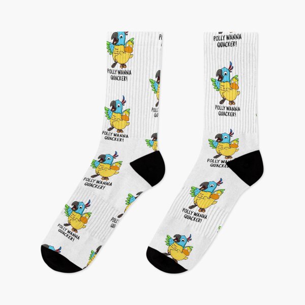 Item preview, Polly Wanna Quacker Funny Animal Puns  designed and sold by punnybone.