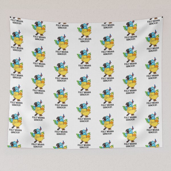 Item preview, Polly Wanna Quacker Funny Animal Puns  designed and sold by punnybone.