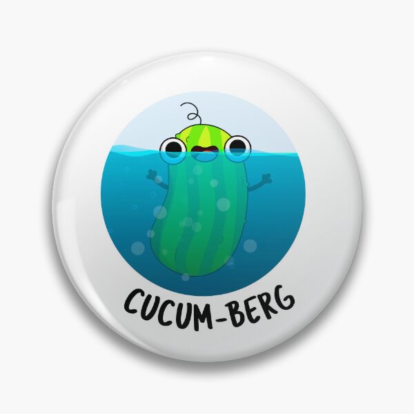 Item preview, Cucum-berg Funny Cucumber Puns  designed and sold by punnybone.