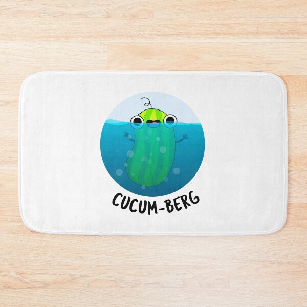 Item preview, Cucum-berg Funny Cucumber Puns  designed and sold by punnybone.