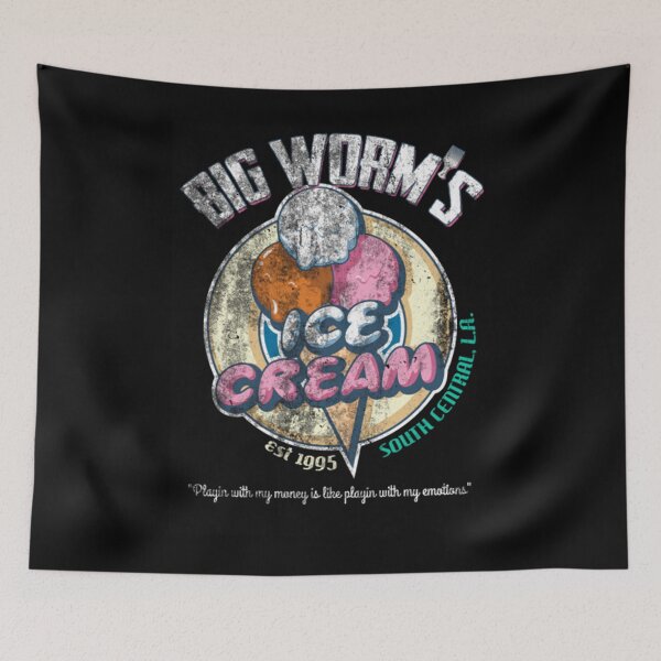 Item preview, Big Worm&39;s Ice Cream, distressed designed and sold by DarrelCarroll.