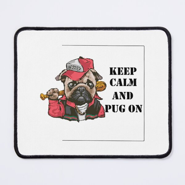 Item preview, keep calm and pug on,for mom ,for lovers ,for dad ,for grandpa,for grandma,keep calm and pug on T-sh Copy designed and sold by demiwither.