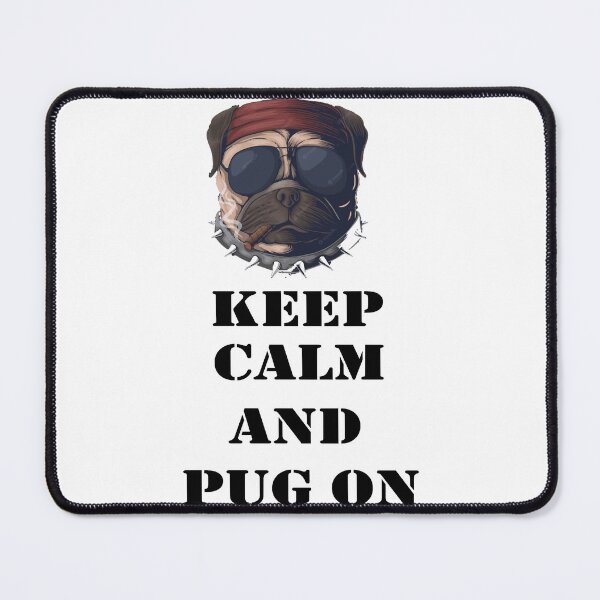 Item preview, keep calm and pug on,for mom ,for lovers ,for dad ,for grandpa,for grandma,keep calm and pug on T-sh designed and sold by demiwither.