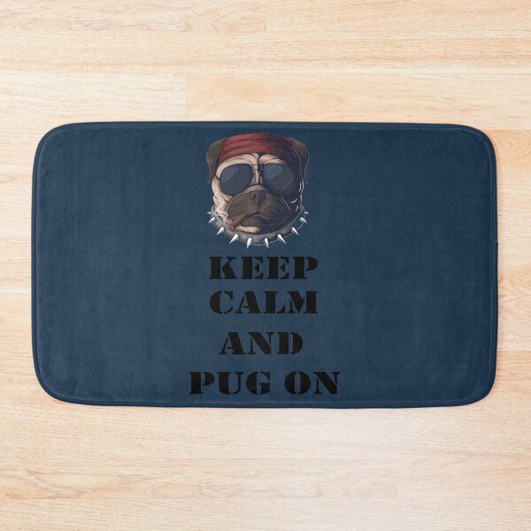 Item preview, keep calm and pug on,for mom ,for lovers ,for dad ,for grandpa,for grandma,keep calm and pug on T-sh designed and sold by demiwither.
