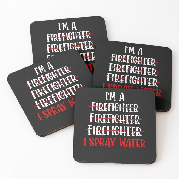 Item preview, I'm A Firefighter Funny Mens I Spray Water Fire Rescue designed and sold by LikesConnie.