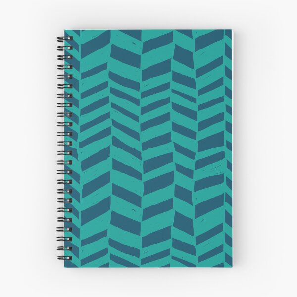 Item preview, Sketchy Herringbone Teal and Navy designed and sold by HeyKoolCat.