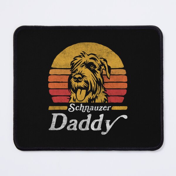 Item preview, Retro Vintage Standard Schnauzer Daddy designed and sold by More Cute Dogs.