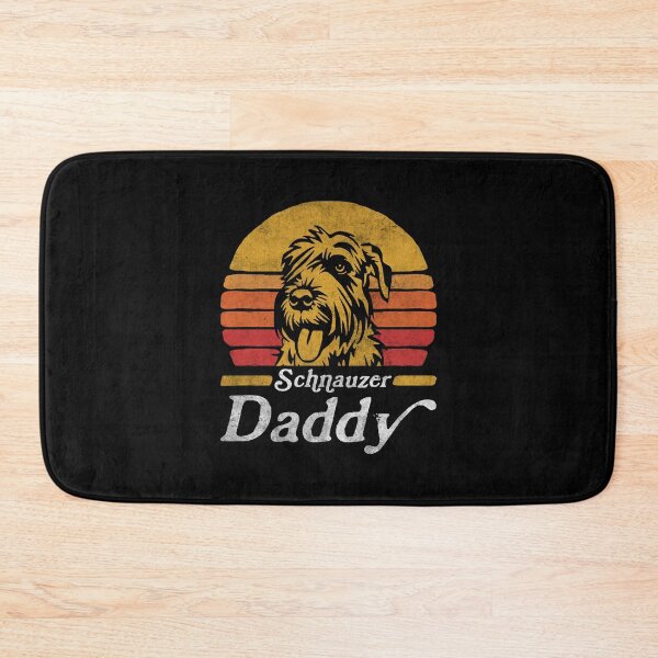 Item preview, Retro Vintage Standard Schnauzer Daddy designed and sold by More Cute Dogs.