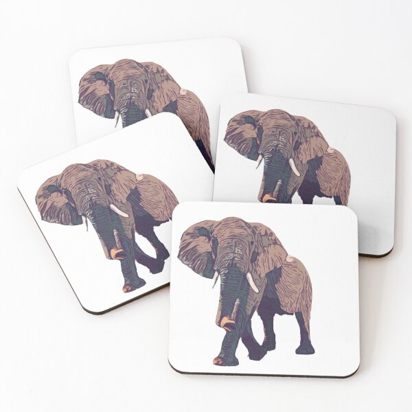 Item preview, Majestic African elephant vector image designed and sold by AlanHillArt.