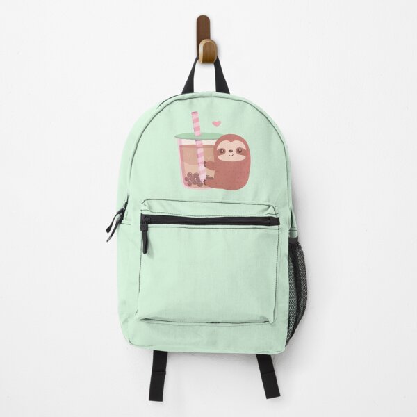 Item preview, Cute Sloth Loves Boba Tea designed and sold by rustydoodle.