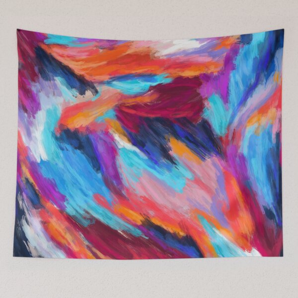 Item preview, Brillantes pinceladas abstractas designed and sold by Elizabeth  Karlson.