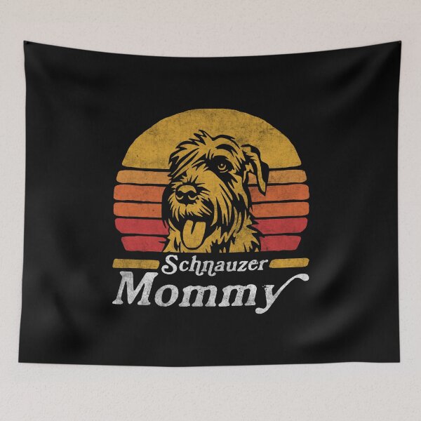 Item preview, Retro Vintage Standard Schnauzer Mommy designed and sold by More Cute Dogs.
