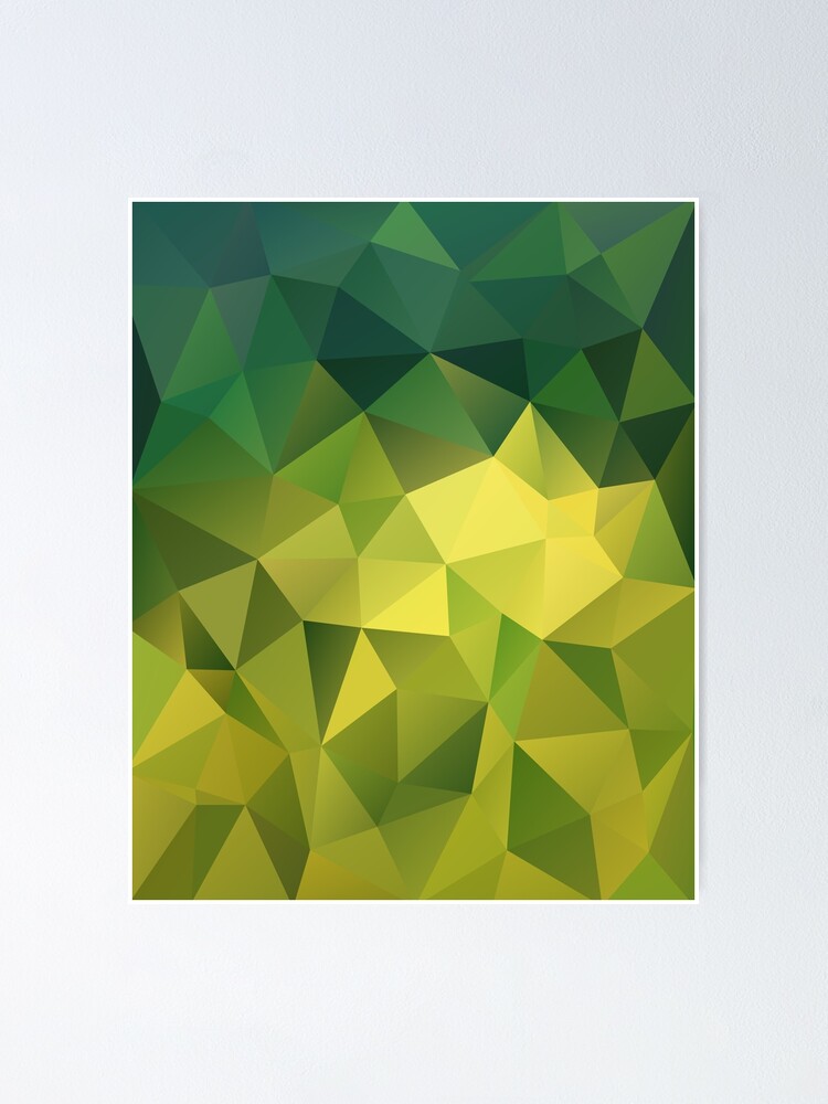 Abstract color polygon triangle background full Vector Image