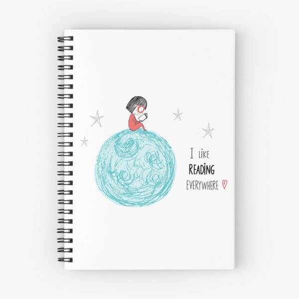 Item preview, Girl reading in the Moon designed and sold by IreneLoal.