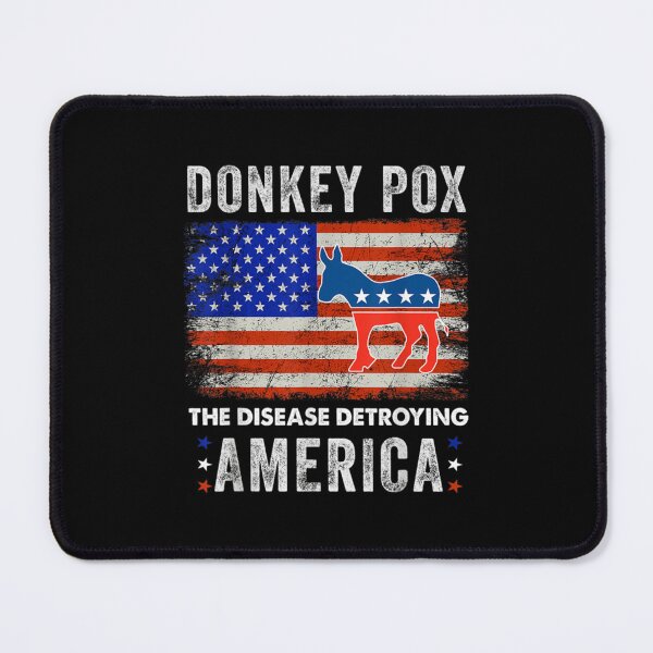 Item preview, Gift Donkey Pox The Disease Destroying America USA Flag Classic designed and sold by sehgalnoorg.