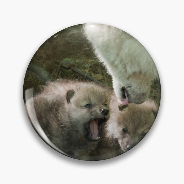 Item preview, Arctic Wolf With Pup designed and sold by WolvesOnly.