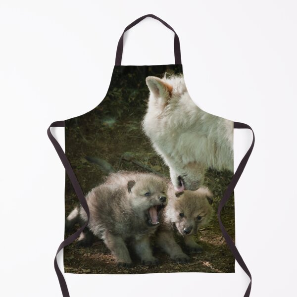 Item preview, Arctic Wolf With Pup designed and sold by WolvesOnly.