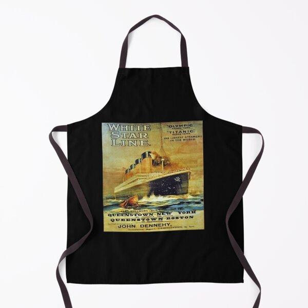 Item preview, Titanic White Star Line Vintage Poster Long Sleeve T-Shirt designed and sold by BohlenAhren.