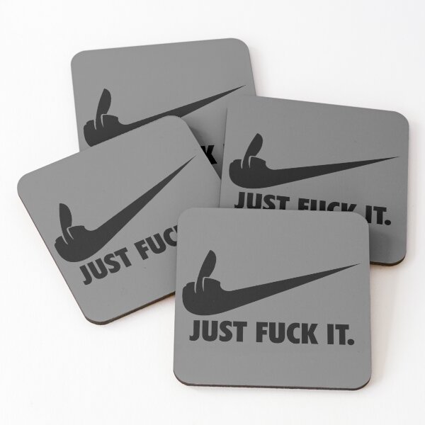 Item preview, Just Fuck It - black ink designed and sold by Krobilad.