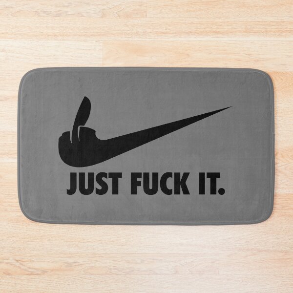 Item preview, Just Fuck It - black ink designed and sold by Krobilad.