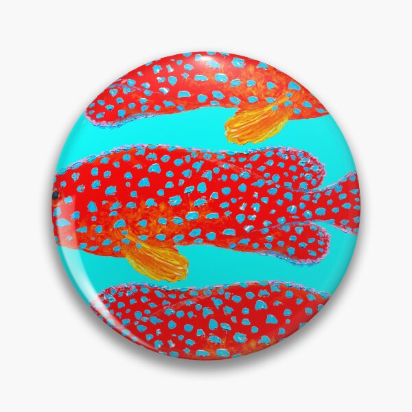 Item preview, Strawberry Grouper Fish designed and sold by MatsonArtDesign.