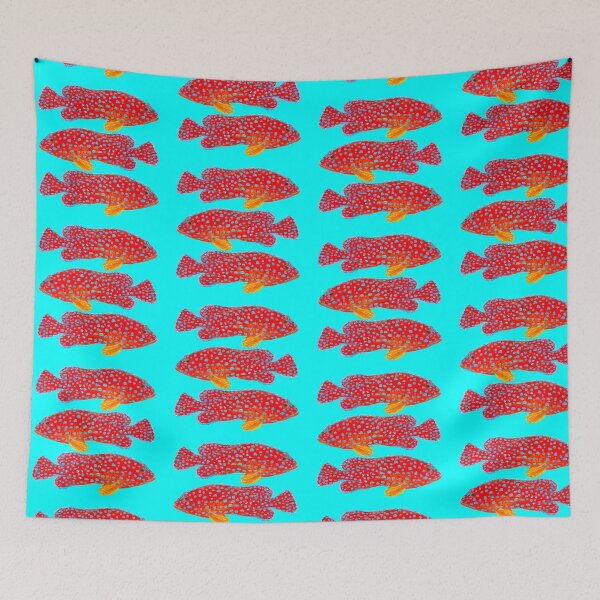 Item preview, Strawberry Grouper Fish designed and sold by MatsonArtDesign.