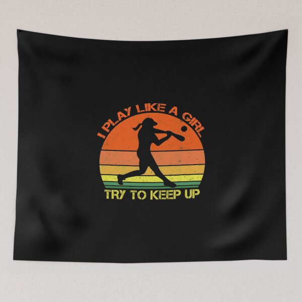 Item preview, Baseball Play Like A Girl designed and sold by ClothingTX.