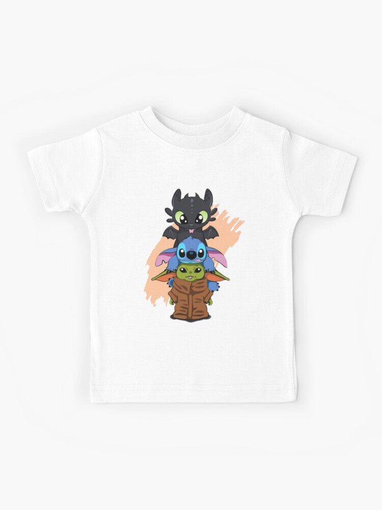 Kawaii babies (Stitch & Toothless) - NeatoShop