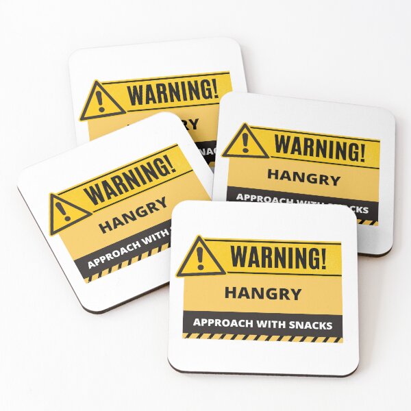 Item preview, Human Warning Label Hangry designed and sold by mschubbybunny.