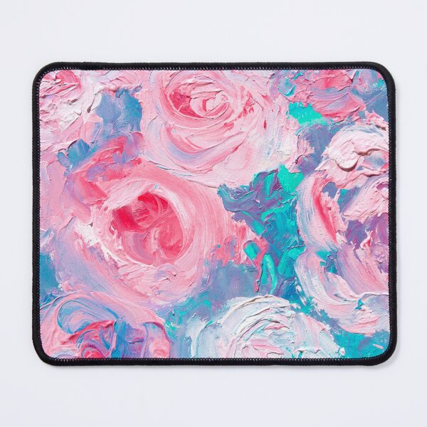 Item preview, Abstract roses painting designed and sold by MatsonArtDesign.