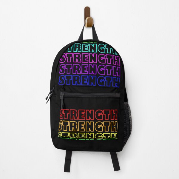 Item preview, STRENGTH RAINBOW COLOURS TEXT designed and sold by UJ7777.