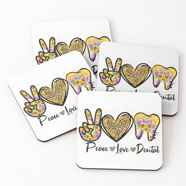 Item preview, Tie Dye Peace Love Dental Dentist designed and sold by HarveyHF.