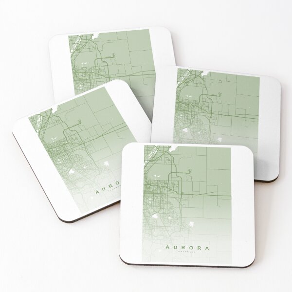 Item preview, Aurora Map Art designed and sold by artymaps.