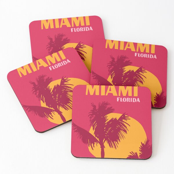 Item preview, Miami Florida Palms Sunset, Famous Vacation Places designed and sold by DreamWorkshop.