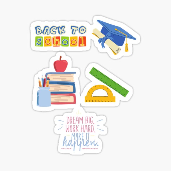 Item preview, back to school Happy student preschool stuff designed and sold by Hohohaxi.