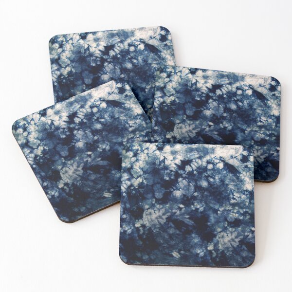 Artikelvorschau, Batikdruck in Jeansblau entworfen und verkauft von RSDigitalPrintDesign.