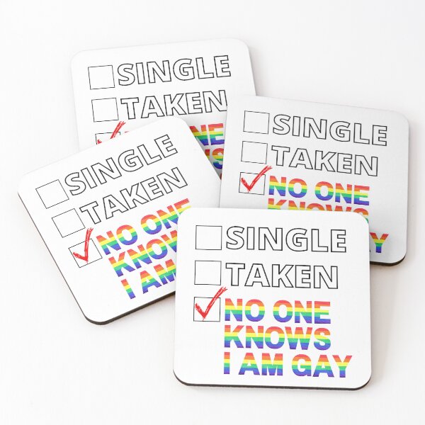 Item preview, Single Taken No One Knows I Am Gay designed and sold by LuckyKermit.