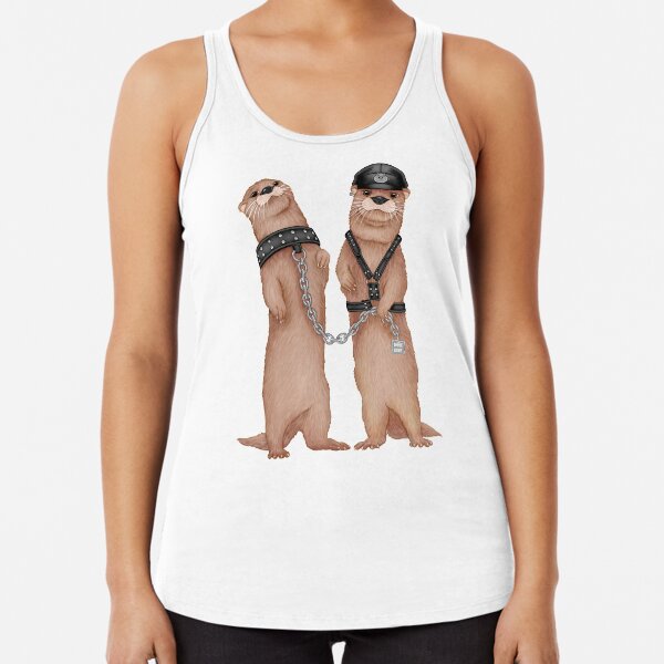 Kinky Otters Racerback Tank Top